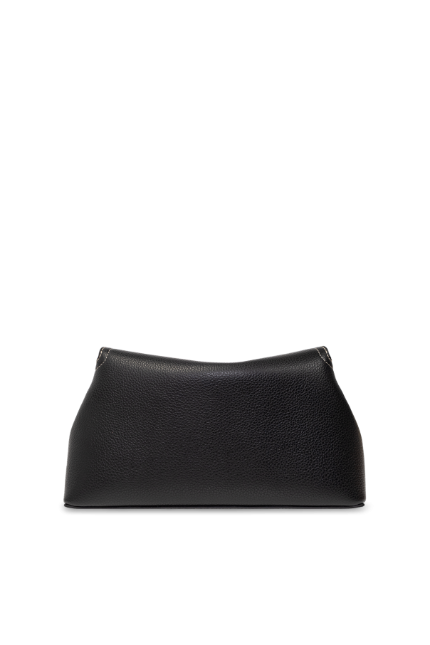 Black Leather shoulder bag TOTEME - I give this bag an